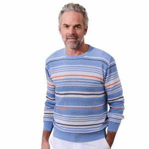 L'Homme Moderne Pull rayé positano