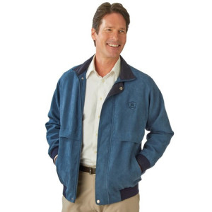 L'Homme Moderne Blouson Micro-Skin(r) "denim"