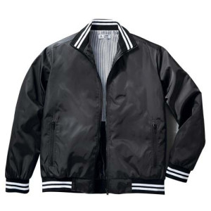 L'Homme Moderne Blouson microfibre  black et white