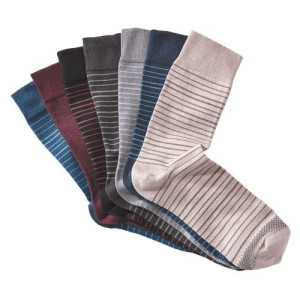 L'Homme Moderne Semainier de chaussettes respirantes - les 7 paires