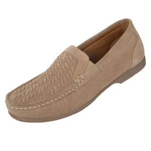 L'Homme Moderne Mocassins Cuir Velours Confort