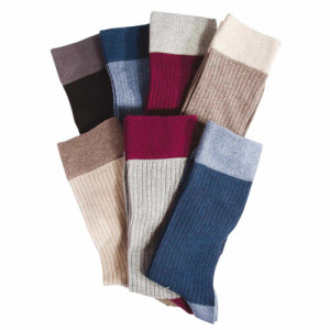 L'Homme Moderne Chaussettes Coton Peigné - les 7