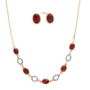 L'Homme Moderne La parure d’agates rouges