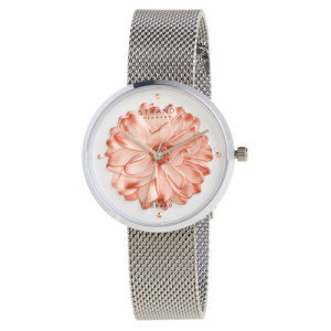 L'Homme Moderne La montre fleur rose