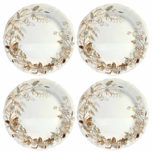 L'Homme Moderne 4 grandes assiettes - Sologne