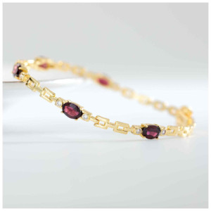 L'Homme Moderne Bracelet aux grenats