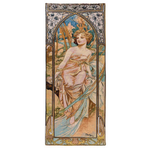 L'Homme Moderne Tapisserie Mucha - L’éveil du matin