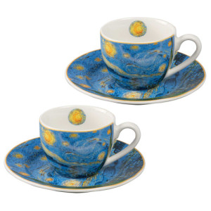 L'Homme Moderne Tasses Nuit étoilée de Van Gogh - Les 2