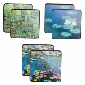 L'Homme Moderne Les six sous-verre Claude Monet