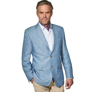 L'Homme Moderne Blazer lin Pierre Clarence