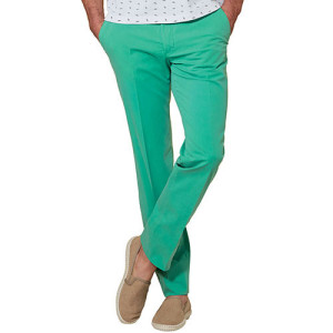 L'Homme Moderne Chino extensible Green