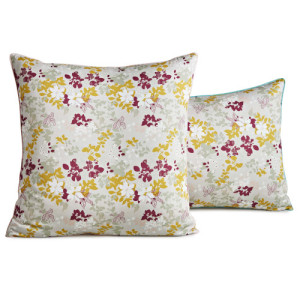 L'Homme Moderne Taie d'oreiller Fleurs de Satin BlanClarence(r)