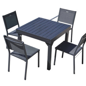 L'Homme Moderne Ensemble de jardin Dolce Vita (1 table + 4 chaises)