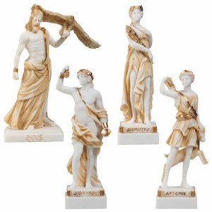 L'Homme Moderne Les quatre divinités Grecques