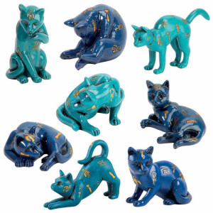 L'Homme Moderne Les huit chats égyptiens