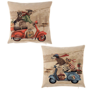 L'Homme Moderne Housse coussin moto - Les 2