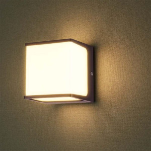 V-Tac Vt-708 8 W Led-Wandlaterne, Klassische Wandleuchte, Braune Farbe, 4000 K, Ip65 – Artikelnummer 10283