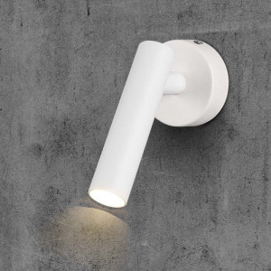 V-Tac Vt-412-M Verstellbarer Led-Strahler, Nachttisch-Wandlampe, Leselicht, Weiße Farbe, 4000 K, Typ Hotellampe – Artikelnummer 10293