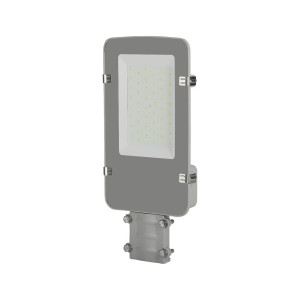 V-Tac Pro Vt-30st 30w Led-Straßenlicht Graue Farbe Samsung Chip Naturweiß 4000k Slim Ip65 - Sku 215251