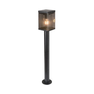 V-Tac Vt-1134 Led-Solar-Stehleuchte 2,5 W Mit Mikrowellen-Bewegungssensor Schwarz 3000 K Ip54 – 23009