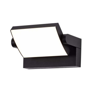 V-Tac Vt-11020 Verstellbarer Rechteckiger Led-Wandleuchte Strahler 17w 120lm/w Schwarze Farbe 4000k Modernes Design Ip65 Sku 2937