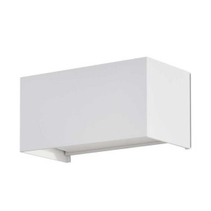 V-Tac Vt-8125 24w Led Wandleuchte Satinweiß Aluminium Softlight 110° Rechteckig Outdoor Ip65 Licht 4000k Sku 2976