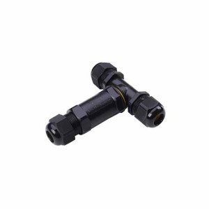 V-Tac Vt-869 Anschlussdose Schwarz Pvc Wasserdicht Ip68 Mit Klemmenblock - Sku 5978
