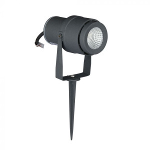 V-Tac Vt-857 12w Führte Gartenlampe Spike Grünes Licht Justierbares Grauer Körper Ip65 - Sku 7552