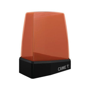Came Led-Blinkleuchte  Krx 24v Ac-Dc Bis 230 V Ac Mit Integrierte Antenne Und Orangefarbener Haube Krx1fxso 806la-0010