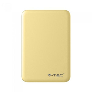 V-Tac Vt-3503 Power Bank Abs Gelb 5.000mah 2 Micro Usb 2.1a - Sku 8196