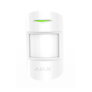 AJAX Motionprotect Plus Ajmpp Volumetrischer Detektor, Dual-Wireless-Technologie, 868 Mhz, Haustierimmun, Weiße Farbe