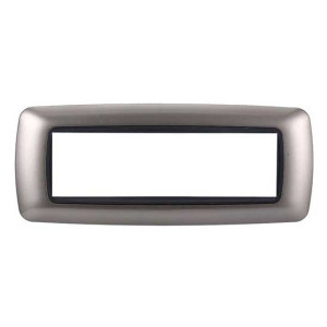 Ettroit Kompatible Abdeckrahmen Bticino Livinglight 7 Module Konvexer Kunststoff Titan Farbe