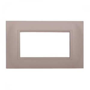 Ettroit Kompatible Abdeckrahmen Bticino Livinglight 4 Module Quadratischer Kunststoff Sand Farbe