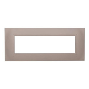 Ettroit Kompatible Abdeckrahmen Bticino Livinglight 7 Module Quadratischer Kunststoff Sand Farbe