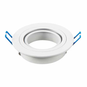 V-Tac 1*gu10 Beschlag Einstellbar Runde Für Spotlights Mod. Vt-782rd Sku 3599 - Weiß