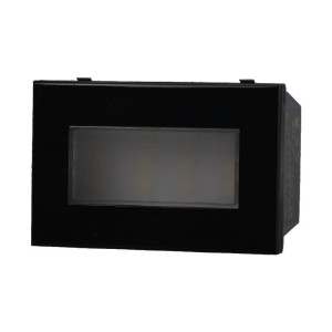 Ettroit An0303 Led-Stufenlichtlampe 3p 220v Schwarz 6000k Kompatibel Mit Bticino Axolute