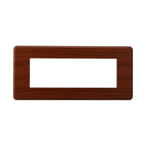Ettroit An87603 Slim Thin Plate 6p Moon Series Briar Color, Kompatibel Mit Bticino Axolute Air
