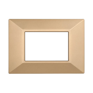 Ettroit An90311 3p Pyramidenplatte Moon Serie, Goldfarbe, Kompatibel Mit Bticino Axolute
