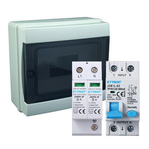 Ettroit Einphasiges Ac-Feldpanel 6 Kw Leichte Photovoltaikanlage Mit 8 Wasserdichten Ip65-Modulen