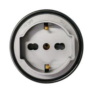 Ettroit Schuko Plug&amp;Play Steckdose Für Schienensystem 16a 240v Grau Etg2102