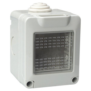 Ettroit -Gehäuse Mit Deckel, 2 Plätze, 2p, Ip55, Kassette, Kompatibel Mit Vimar Plana – Ev2602