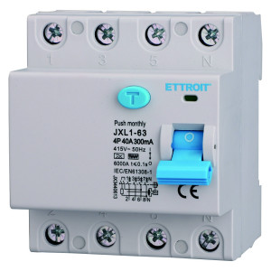 Ettroit Pure Differenzial-Leistungsschalter 4p 40a 300ma 380v 6ka Kurve F - Jx3440613