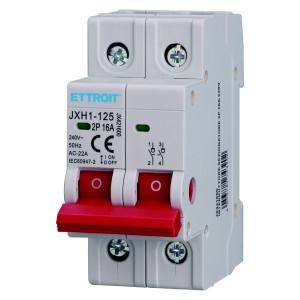 Ettroit Lasttrennschalter Für Din-Schienenmontage, 2p, 16 A, 240 V – Jx421600