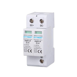 Ettroit Photovoltaik-Überspannungsableiter Typ 2 Dc Niederspannung 20ka 500v 2 Din-Module  Jx6275