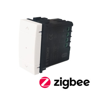 Ettroit Smart Zigbee Tuya Rollladen-Auf- Und Ab-Taster 230 V Weiß Kompatibel Mit Bticino Living – Sku Lbzb1202
