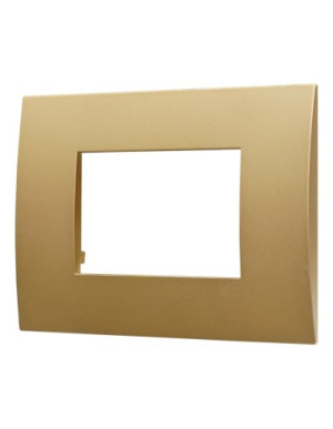 Ettroit Kunststoffplatte Venus Serie 3p Goldfarbe Kompatibel Mit Vimar Arke Va83311