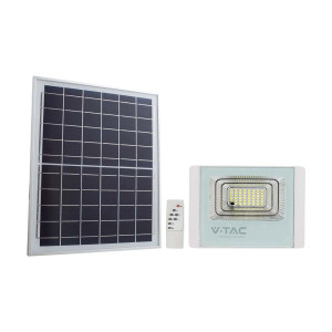 V-Tac Vt-300w Led-Fluter Mit Solarpanel 50 W Lifepo4-Batterie, Farbe Weißes Licht 6000 K, Ip65 – 10416