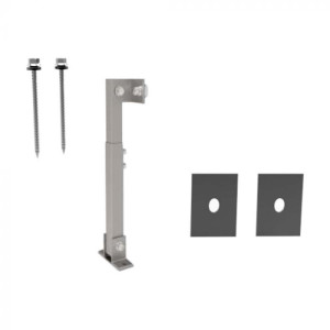 V-Tac Verstellbarer Vorderer Und Hinterer Ständer (420–700 Mm) Und 15°–30° Neigung Für Photovoltaik-Solarmodule