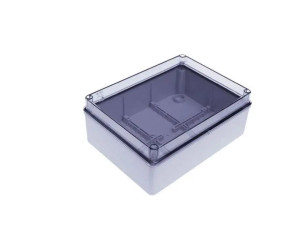 Faeg Wasserdichte Kastenanschlussdose Mit Glatten Wänden Mit Transparenter Abdeckung Ip56 190x140x70 - 13526