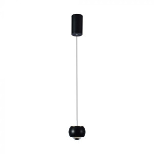 V-Tac Vt-7830 Led-Kronleuchter 9 W, Ovaler Anhänger, Glockenform, Modernes Design, 10 X 10 X 100 Cm, Schwarze Farbe, 4000 K – 10077